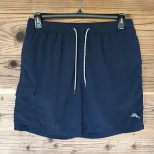 Tommy Bahama Relax Navy Swim Trunks with Mesh Lining Size Medium